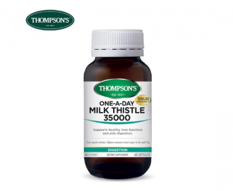 Thompson's 汤普森 奶蓟草/水飞蓟草护肝胶囊42000mg 60粒 Thompson's 汤普森 奶蓟草/水飞蓟草护肝胶囊42000mg 60粒